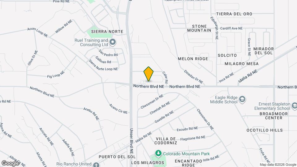 2197 Sagecrest Loop Map and Location Details