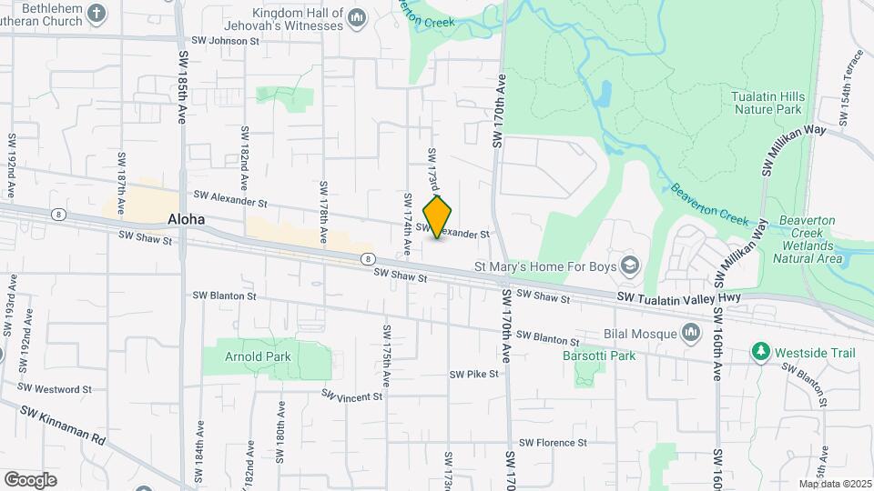 17286 SW Alexander St Map and Location Details