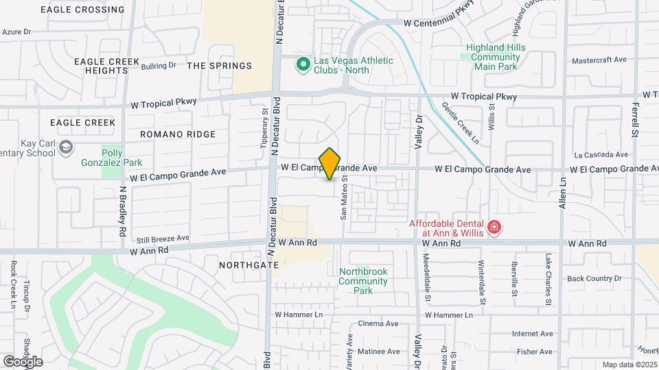 5729 Bullhead St Map and Location Details