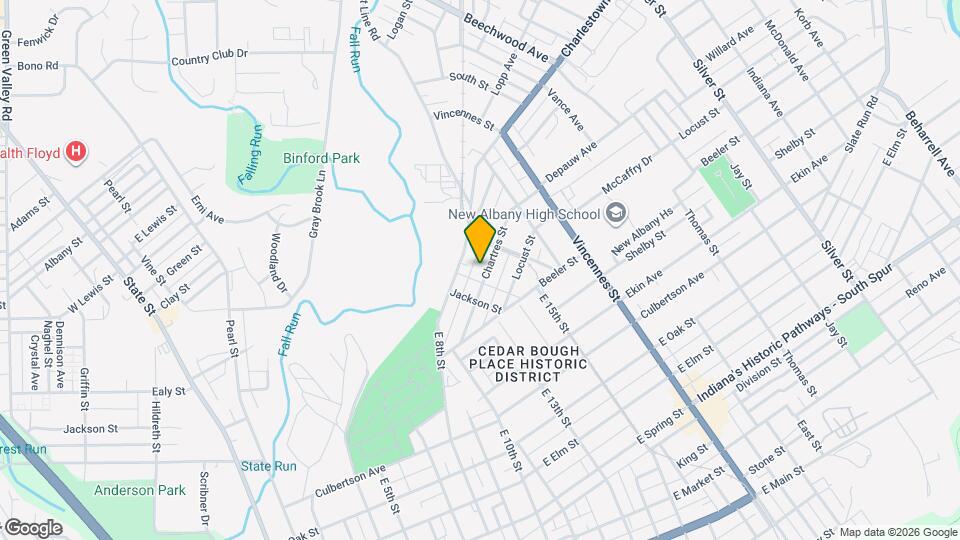 1409 Chartres St Map and Location Details