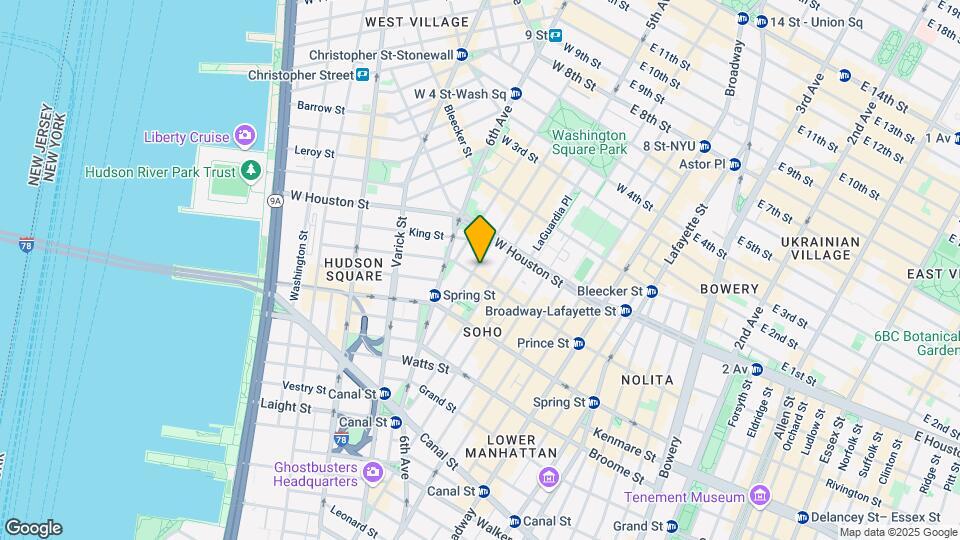 131 Sullivan St Mapa y Detalles de la Ubicación