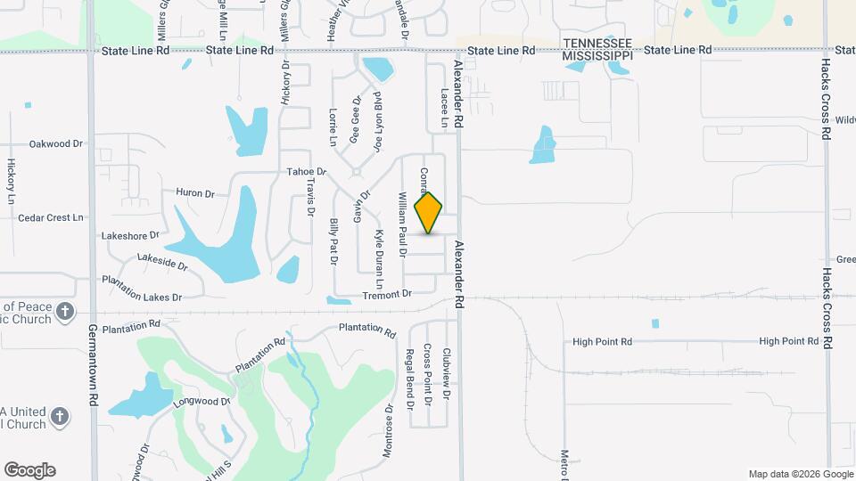 9913 Vista Ridge Dr Map and Location Details