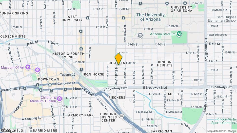 811 E Caddie St Map and Location Details
