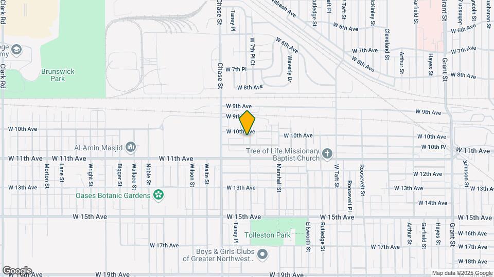 1016 Taney St Map and Location Details