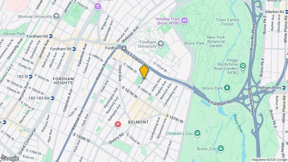 2458 Lorillard Pl Map and Location Details