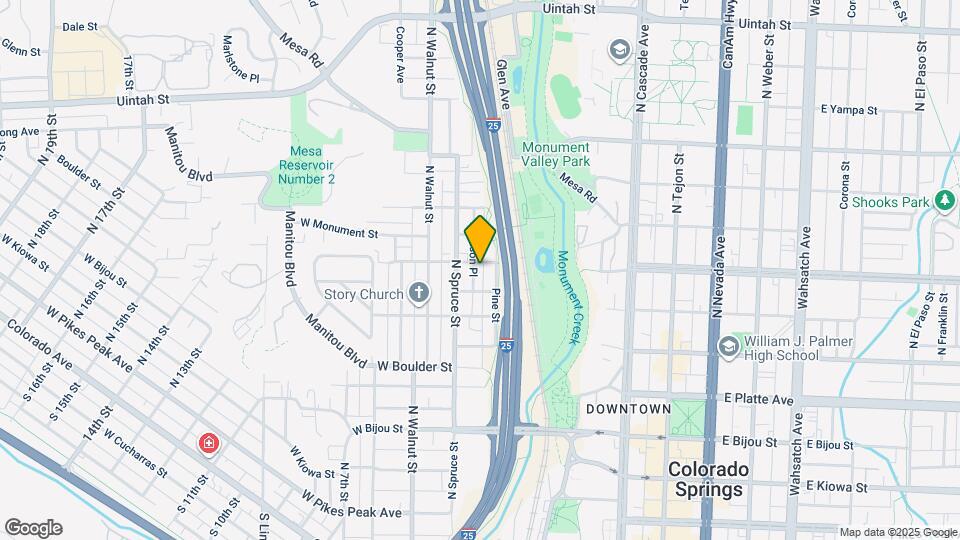 311 W Willamette Ave Map and Location Details
