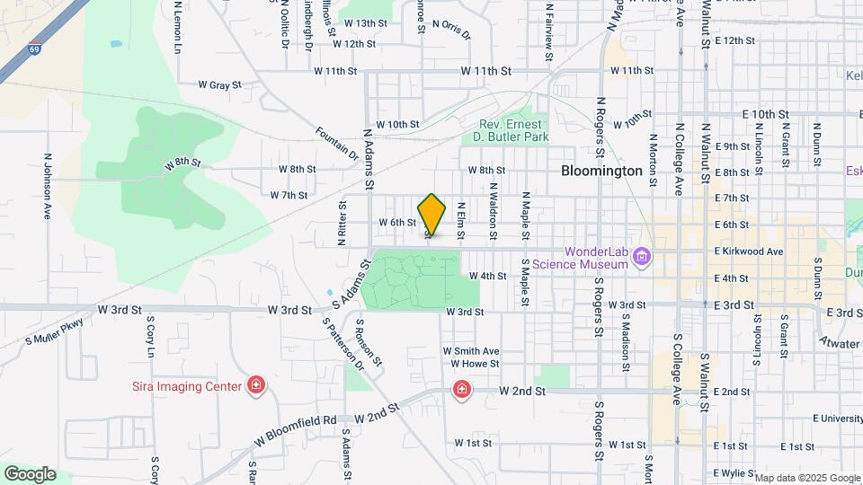 1030 W Kirkwood Ave Map and Location Details