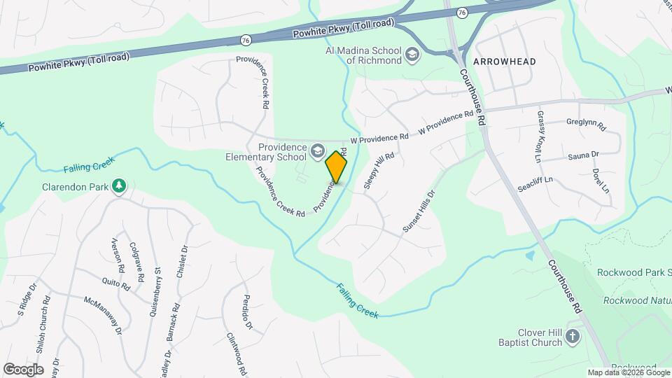 2307 Providence Creek Rd Map and Location Details