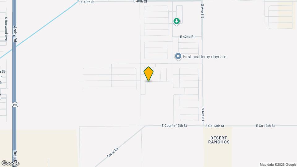 7533 E 45th St Map and Location Details