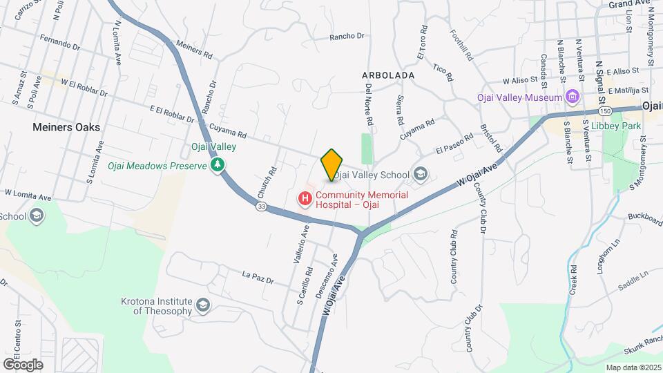 1115 Creekside Way Map and Location Details