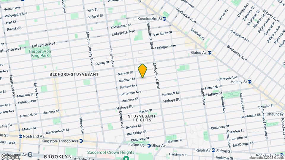 658 Madison St Map and Location Details