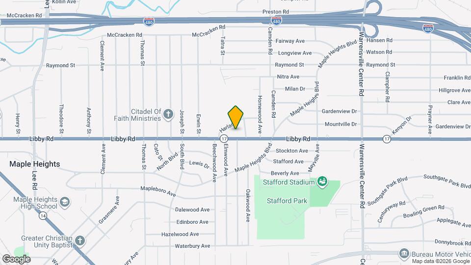 18715 Libby Rd Map and Location Details