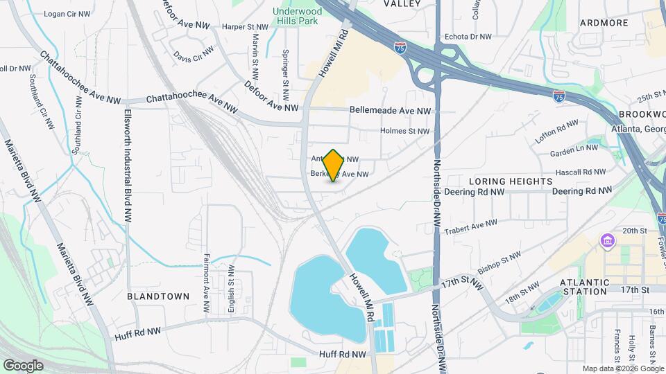 787 Forrest St NW, Unit 789 Forrest Street NW Atl Map and Location Details