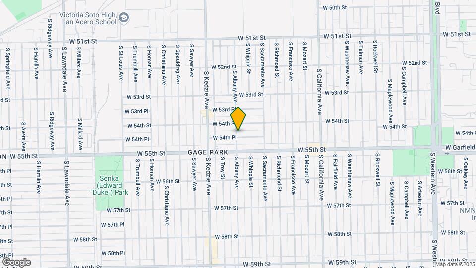 5415 S Albany Ave Map and Location Details