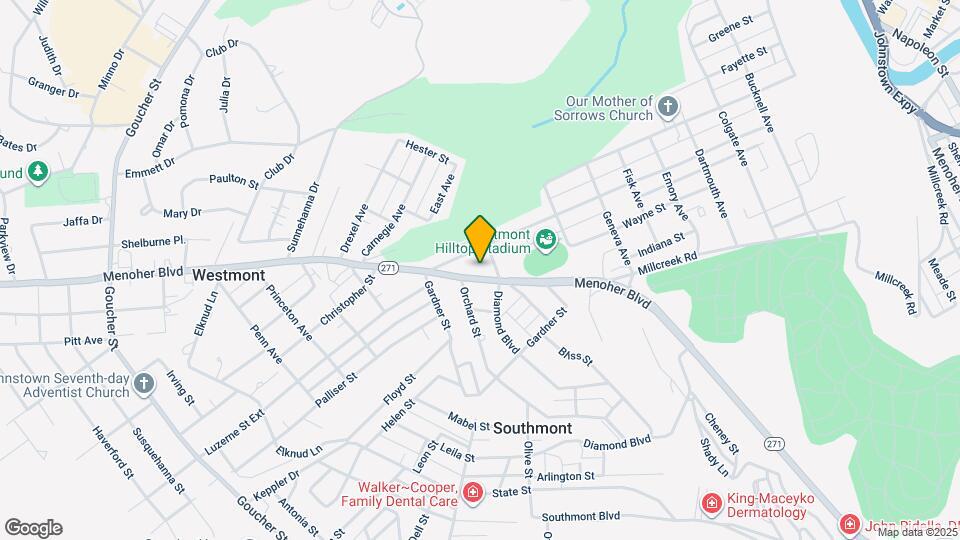 1022 Menoher Blvd Map and Location Details