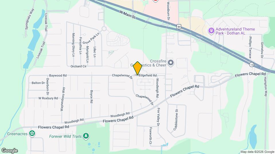 102 Edgefield Rd Map and Location Details