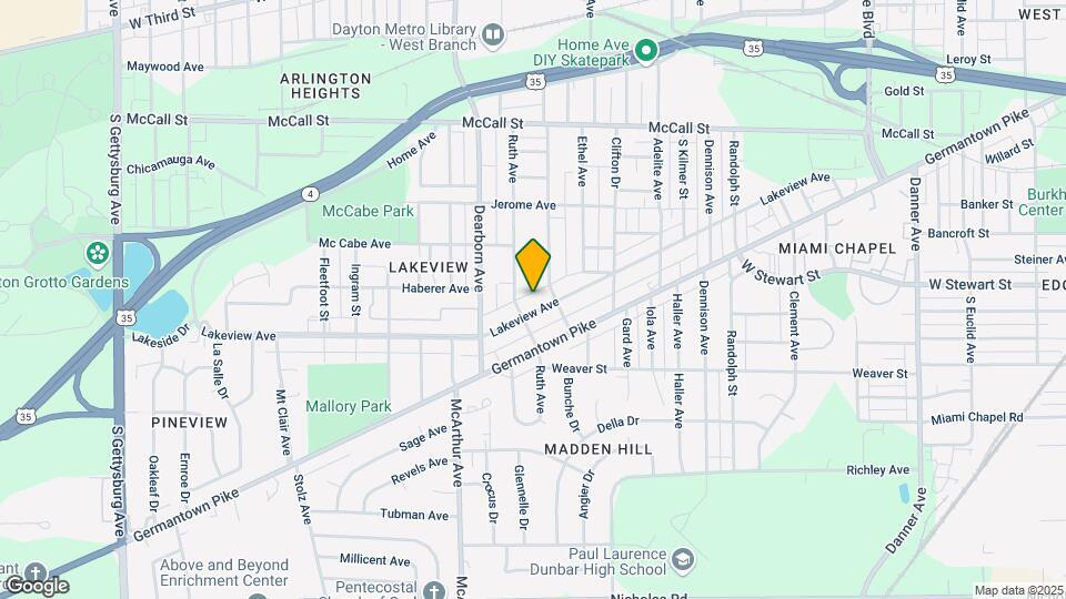 2525 Lakeview Ave-Unit -1 Map and Location Details