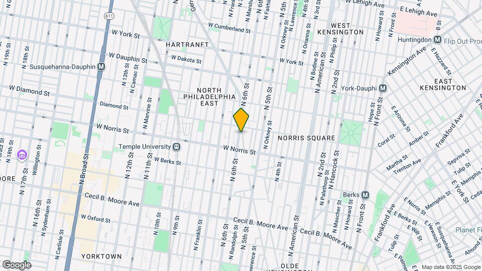 2036 Germantown Ave Map and Location Details