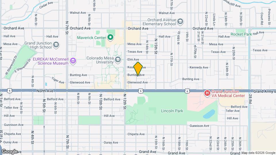 1290 N 13th St Mapa y Detalles de la Ubicación