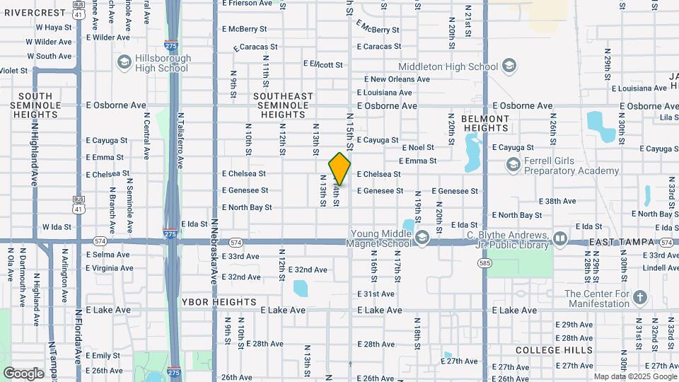 4211 N 14th St Map and Location Details