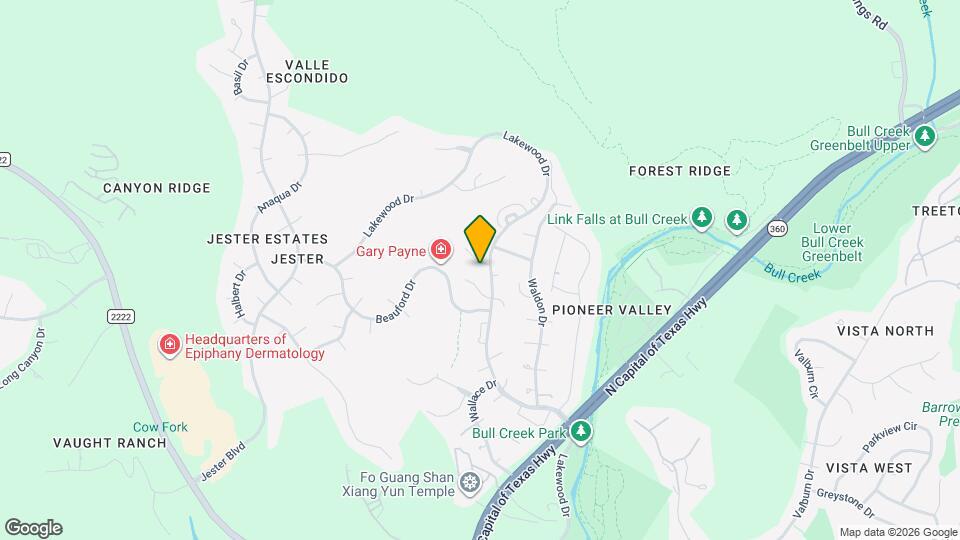 6503 Robbie Creek Cove Map and Location Details