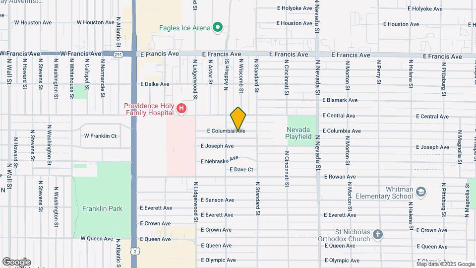 524 E Columbia Ave Map and Location Details