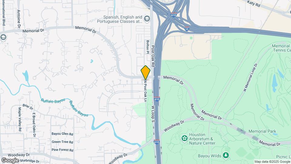 372 N Post Oak Ln Mapa y Detalles de la Ubicación