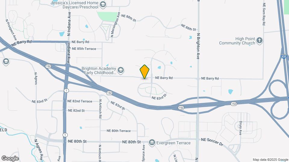 4328 NE 83rd Terrace Map and Location Details