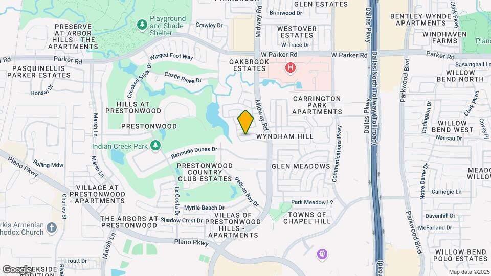 6425 Shady Oaks Ln Map and Location Details