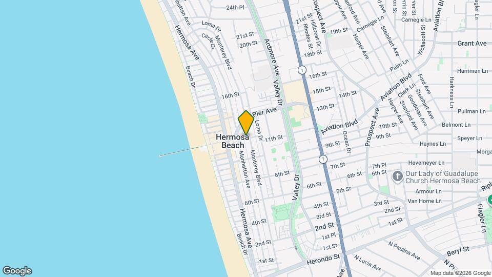 1103 Monterey Blvd, Unit #1 Map and Location Details