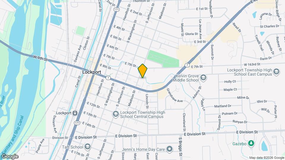 800 Madison St Map and Location Details