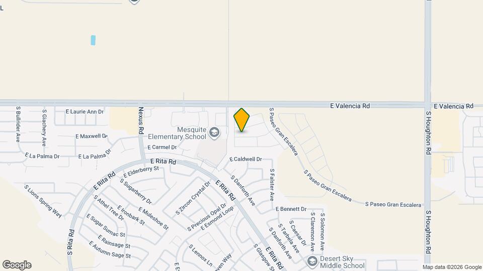 9527 E Friedel Dr Mapa y Detalles de la Ubicación