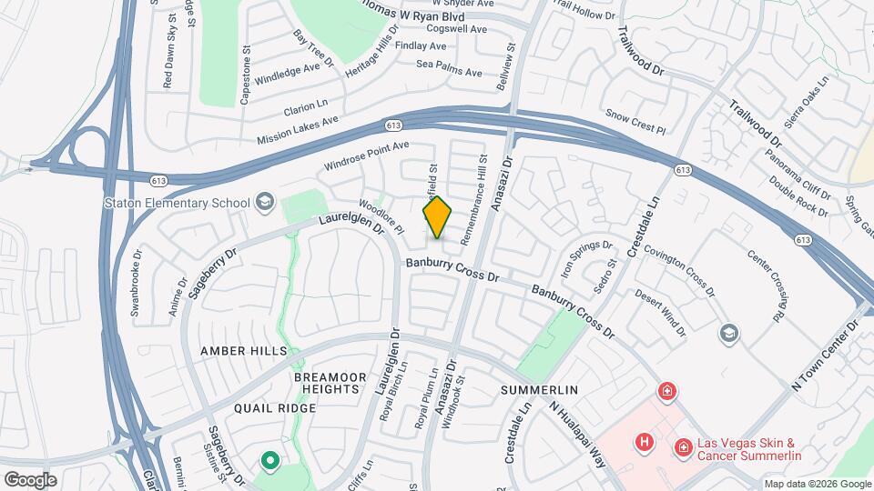 1505 Cimarron Crest St Map and Location Details