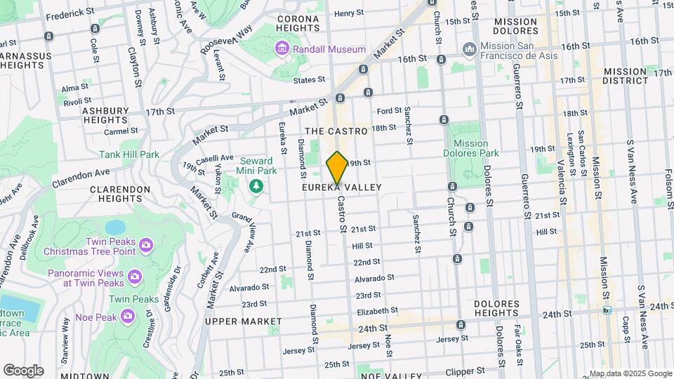 672 Castro St Mapa y Detalles de la Ubicación