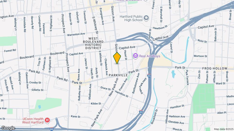 35 Sisson Ave, Unit 1 Map and Location Details
