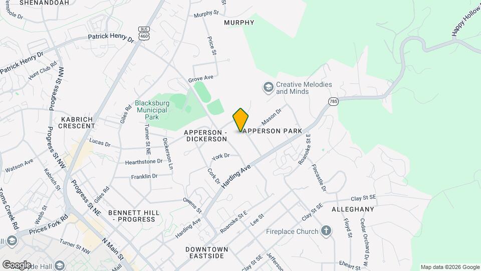 401 Apperson Dr Map and Location Details
