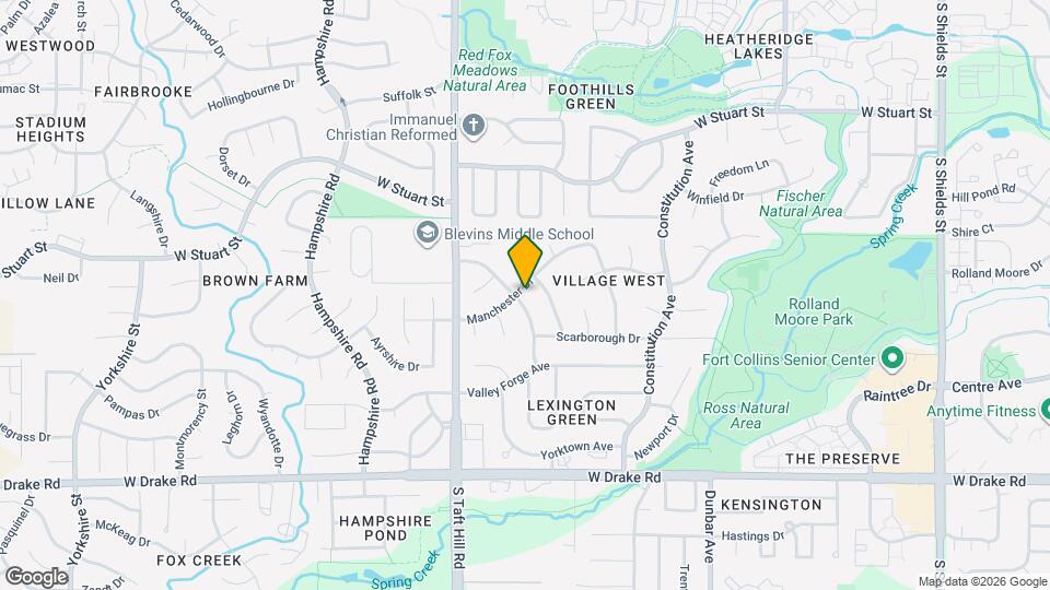 2200 Sheffield Dr. Map and Location Details