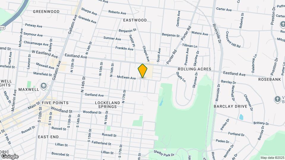 419 Avondale Dr Map and Location Details