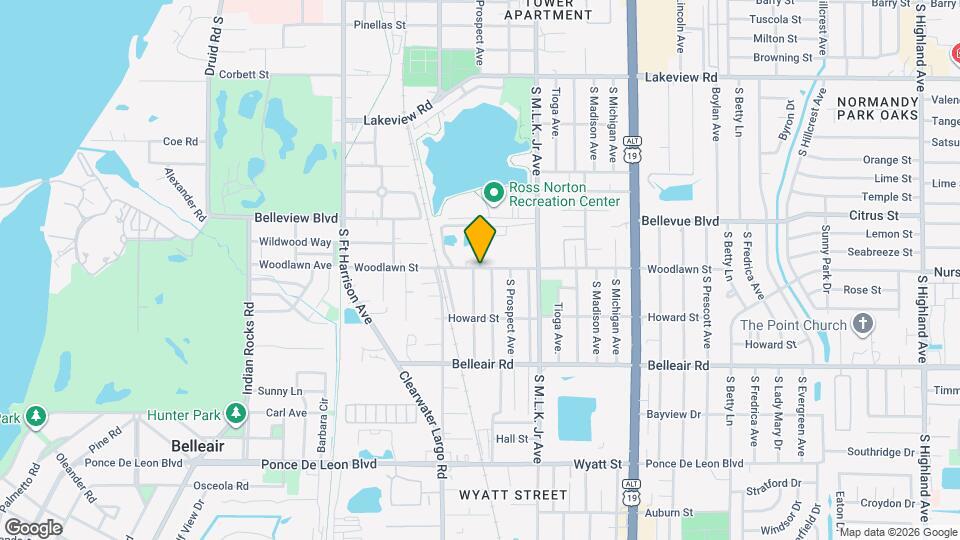 831 Woodlawn St Map and Location Details