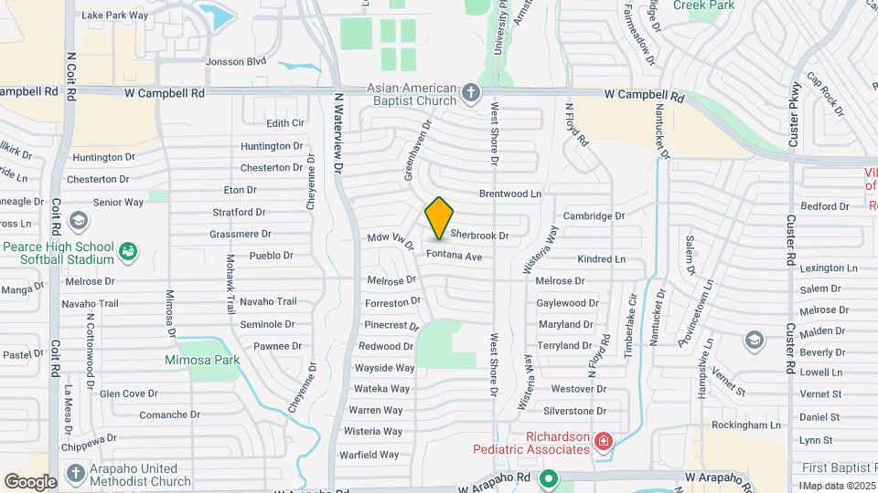 822 Fontana Ave Map and Location Details