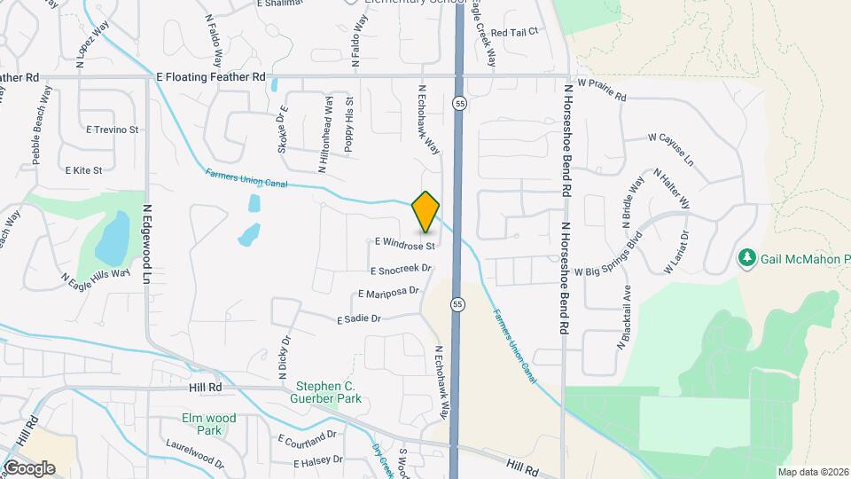 690 N Caracaras Pl Map and Location Details