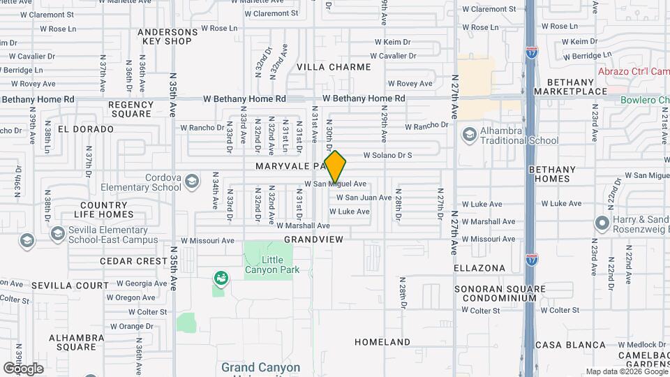 3027 W San Miguel Ave Mapa y Detalles de la Ubicación