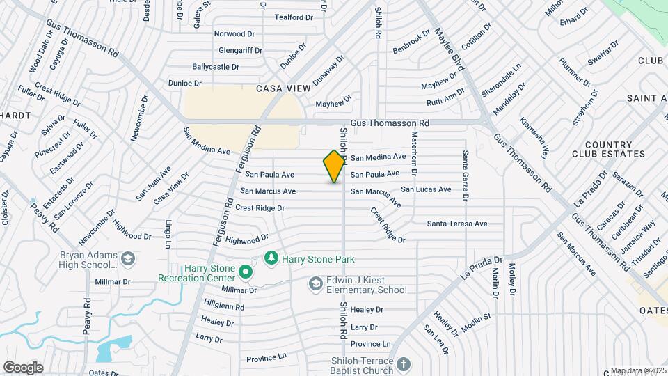 2657 San Marcus Ave Mapa y Detalles de la Ubicación