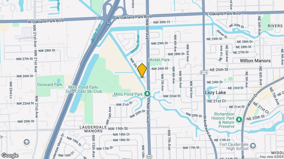 2425-2435 NE 9th Ter Map and Location Details