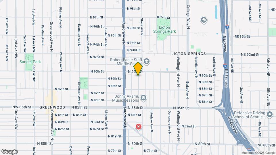 8841 Midvale Ave N Map and Location Details