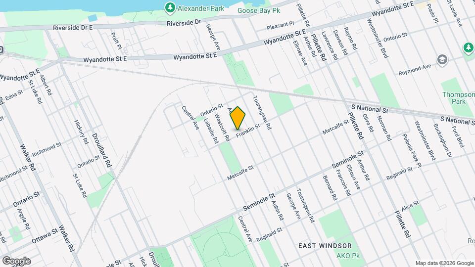 1297 Aubin Rd Map and Location Details