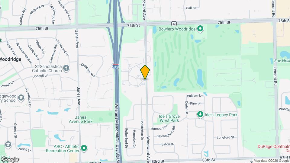 Woodridge Club Condominum Assn Map and Location Details