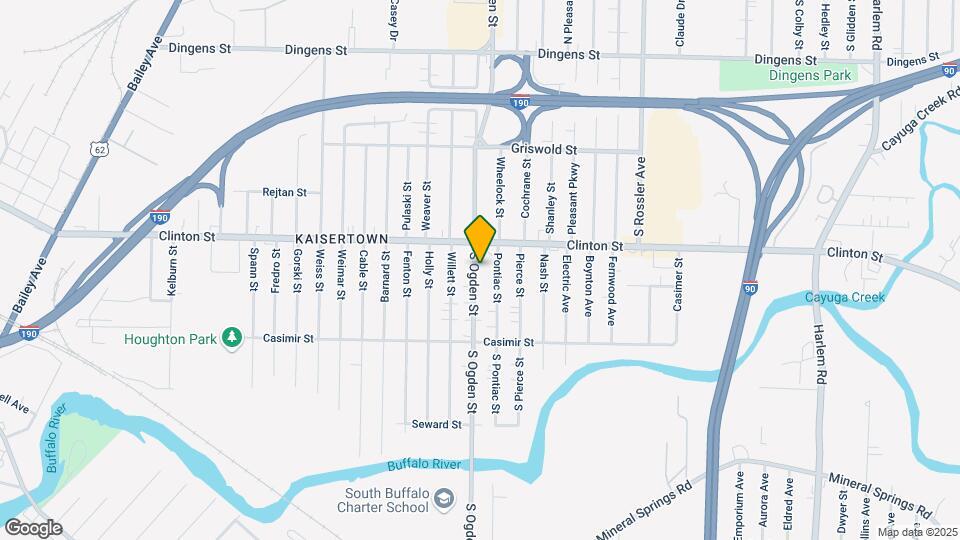 355 S Ogden St Map and Location Details