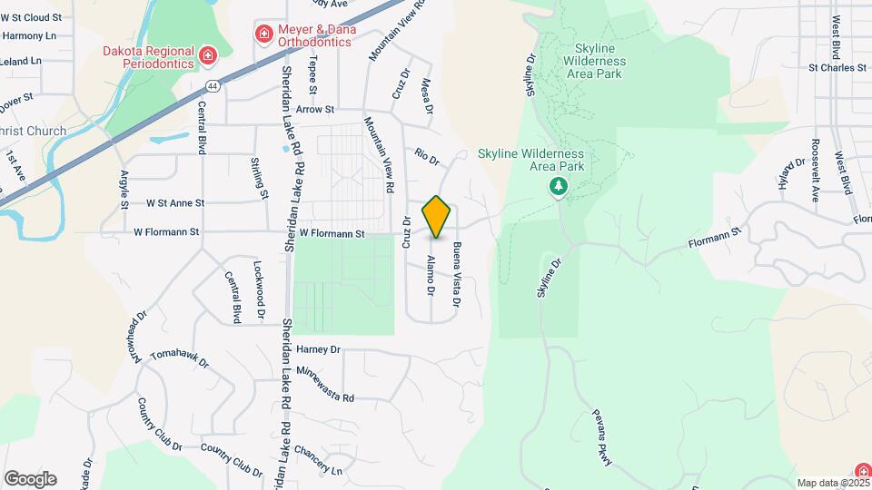 2210 Alamo Dr Map and Location Details