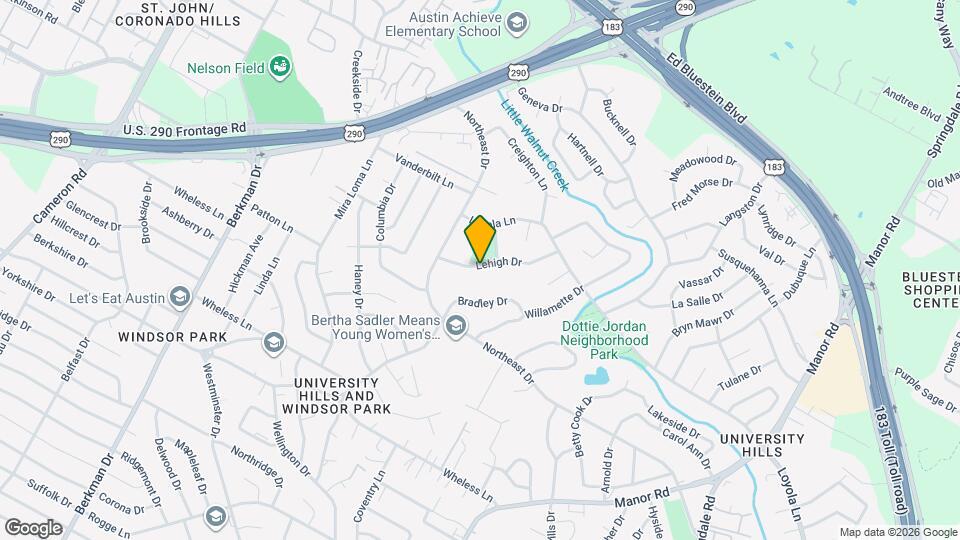 2401 Lehigh Dr Map and Location Details